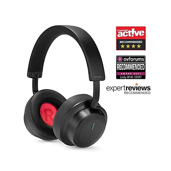 LINDY-BNX-100XT-Bluetooth-Wireless-Hybrid-Noise-Cancelling-Headphones-with-aptX LINDY BNX-100XT - Bluetooth Wireless Hybrid Noise Cancelling Headphones with aptX