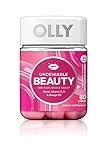 OLLY Undeniable Beauty Gummy Supplements, Grapefruit Glam, 60 Count