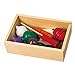 Viga Wooden Cutting Vegetables Box & Chopping Board Set by Viga