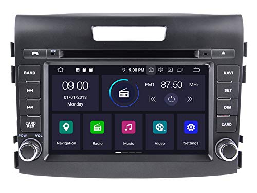 Cax Audio Honda CRV 2012-2014 7″ DVD Android 9.0 OS Quad Core 4GB Ram 32GB Car Radio Central Multimedia Autoradio GPS Navigation IPS Display