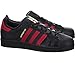 ADIDAS SUPERSTAR-BLACK RED GOLD