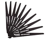 10 Reciprocating Saw Blades for Wood: 6-Inch Wood Cutting & Pruning Sawzall Blades 6 Teeth-Per-Inch, Thick Kerf for Maximum Control