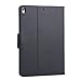 Abacus24-7 Smart Folio iPad Pro 10.5 Case [2017 Model] Auto Sleep-Wake Cover, Multi-Angle Stand and Big Front Pocket - Black