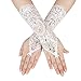 Gorse Lace Gloves Hand Drill Fingerless Gloves Prom Party Driving Wedding Mother's Day JL