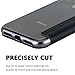 Lontect Compatible iPhone Xs Case, Slim PU Leather Folio Flip Case with Card Slot & Clear Soft TPU Back Cover for Apple iPhone Xs - Black