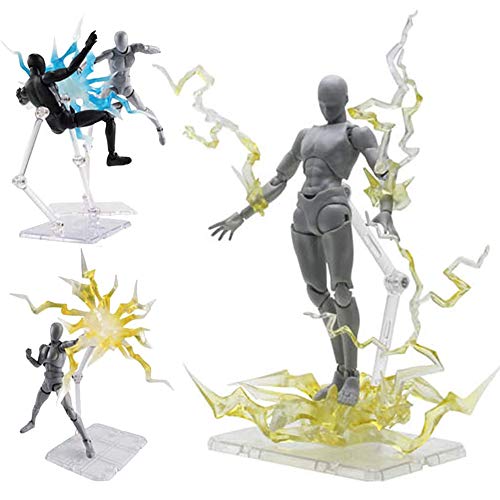 22 PCS Action Figure Stand Set - Clear Display Holders For Gundam & SHF Figures With Screwdrivers