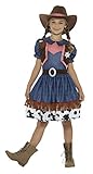 Smiffy's Texan Cowgirl Girls Fancy Dress Costume Size Blue Large