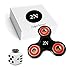 2Nlist Fidget Cube and Fidget Spinner Hand Spinner Toy Tri-Spinner for Adults and Children (Black)