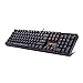 Redragon K551 Mechanical Gaming Keyboard with Cherry MX Blue Switches Vara 104 Keys Numpad Tactile USB Wired Computer Keyboard Steel Construction for Windows PC Games (Black RED LED Backlit) primary