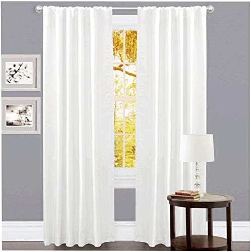Amazon Com Linen Clubs Set Of 2 100 Slub Cotton Duck Curtain