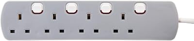 PRO ELEC PELB1768 4 Gang Individually Switched Extension Lead 10m