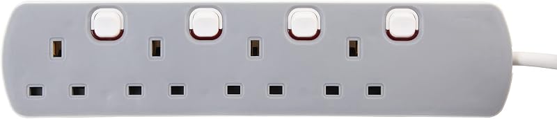 PRO ELEC PELB1768 4 Gang Individually Switched Extension Lead 10m