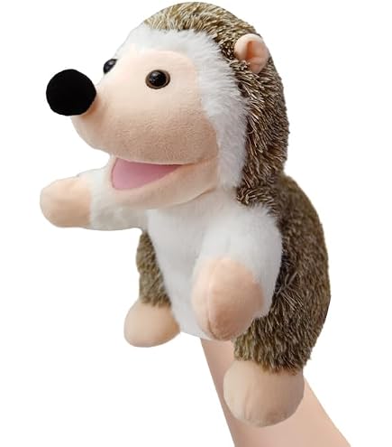 HABA – Marionnette Loup Grisbert 37 Cm – Peluche Pour Théâtre D’ombres, Jeu De Rôle Et Imagination – Dès 18 Mois – Lavable 30°