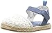 OshKosh B'Gosh Girls' Georgette Closed Toe Espadrille Sandal Mary Jane Flat, Creme, 8 M US Toddler