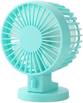 WANGZHENZHEN Desktop USB fan mini fan desk fan student dormitory small fan 4 inch mute,Blue 4 inch