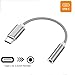 AD ADTRIP Type C to 3.5mm Headphone Audio Adapter Headphone Adapter Type C Earphone Aux Adapter for Huawei Mate 20 Pro/ P20 Pro, Moto Z, Xiaomi Mi 8, Oneplus 6t, oneplus 7 pro, 2-Pack