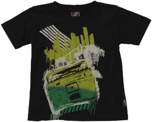 Charlie Rocket Boombox Tee (Baby) - Black-12 Months