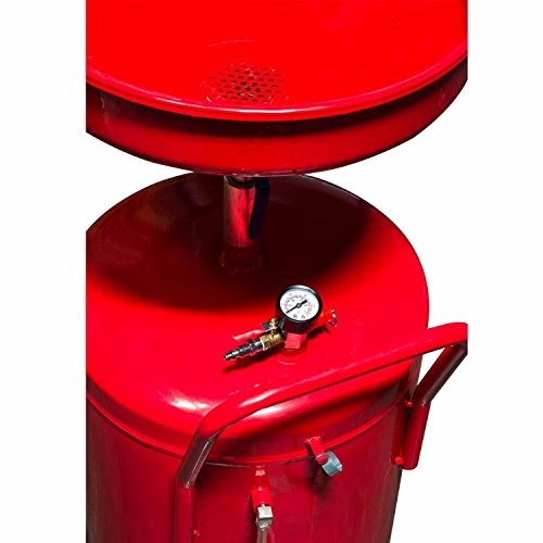 CR 20 Gallon Waste Oil Drain Tank Air 3198 Operated Drainer Oil change