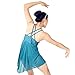 MiDee Lyrical Dance Costume Dress Illusion Sweetheart Sequins Trianglar Cut Skirt
