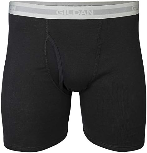 . Calzoncillos Tipo bóxer de Pierna Regular para Hombre - Negro - Medium