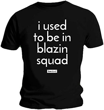Love Island Official T Shirt I Used to Be in Blazin Squad Black