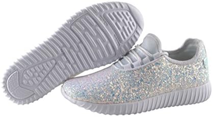 red glitter tennis shoes womens