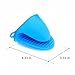 Silicone Heat Resistant Cooking Pinch Mitts, Mini Oven Mitts, Gloves, Cooking Pinch Grips, Pot Holder and potholder for kitchen, byTopshome(Blue)