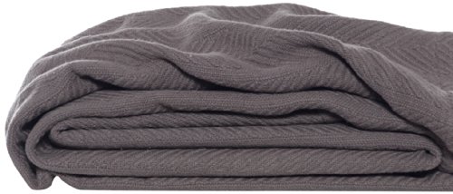 Eddie bauer 200609 herringbone cotton blanket, twin, mu…