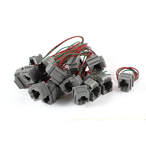 Buy Dimart 20 x 623K 6P2C RJ11 Female Telephone Cable Connector w 20cm