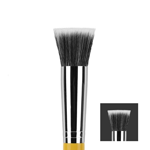 Bdellium Tools Studio Line Duet Fiber Foundation Brush, Yellow