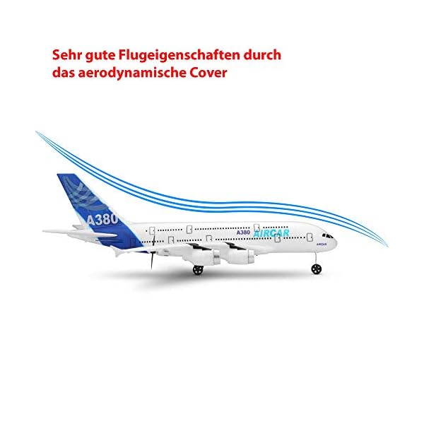 HSP Himoto 3-Kanal 2.4GHz RC ferngesteuertes Flugzeug Flieger, Gyro-Stabilisierungssystem, Komplett-Set inkl… – Bild 5