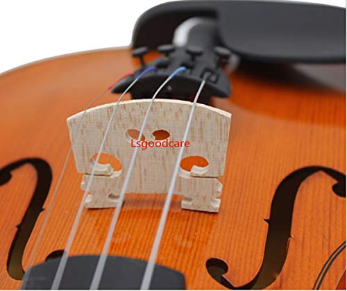 Violin Bridges Fiddle Maple Wood 1/2 Size Instrument Accessories Violin Strings Bridge Part Tools, Pack of 10, By Lsgoodcare