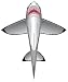 WindnSun SeaLife Great White Shark Nylon Kite-60 Inches Tall
