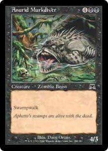 Amazon マジック ザ ギャザリング 英語 オンスロート アヌーリッドの濁り水潜り Anurid Murkdiver トレカ 通販