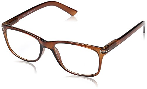 Optx 20/20 unisex-adult optx 20/20 vue+250 brown vue+250brn oval …