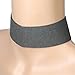 Tpocean 3 PCS Fancy Black Grey and Pink Thick Women's Choker Necklace Set for Girls