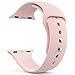 AdMaster Silicone Compatible for Apple Watch Band and Replacement Sport iwatch Accessories Bands Series 3 2 1 Pink Sand 42mm S/M