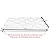 Trupedic Futon Mattress for Floor or Frame - Plush Foldable Sofa Bed for Adults & Kids - Portable Convertible Foam Futon for Dorm Room, Camping, Office - Frame Not Included (10” Thickness, Queen Size)