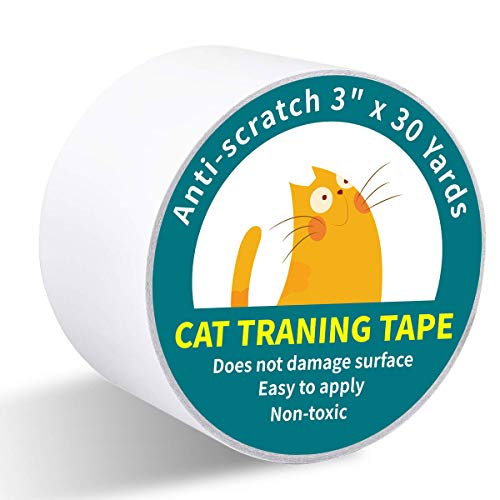Karaseno Anti Cat Scratch Tape, 3 inches x 30 Yards Cat Training Tape
