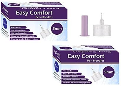 Easy Comfort Pen Needles 31G (5mm) Bundle (200)