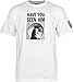 Powell Peralta Animal Chin Have You Seen Him? T-Shirt, White, Large