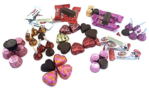 image for LAETAFOOD Valentines Day Chocolate Assortment, Kit Kat Miniatures, Rol