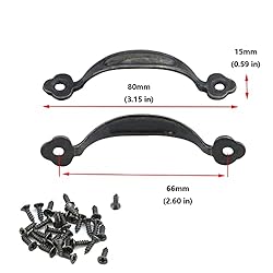 Antrader Metal 2.6-Inch Pulls in Bronze Sliding