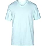 New Hurley Men's Staple V-Neck Ss Tee V-Neck Short Sleeve Black