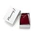 PammyJ Clear Crystal Ice Skate Charm Necklace, 17.5