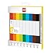 Lego Stationery - Colored Marker 9 Pack with Building Bricks