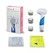 Waterproof Facial Cleansing Brush Face Scrubber Skin Microdermabrasion Exfoliator and Massager with 3 Brush Heads