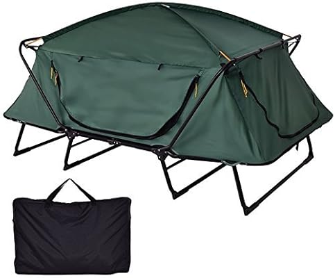 elevated tent cot