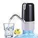 WORTHBUY Water Bottle Pump, Portable Electric Drinking Water Pump Dispenser for Universal 5 Gallon Bottle and Other Standard Size, USB Charging(Black)