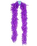 Deluxe 6' Purple 20s Costume Accessory Feather 72